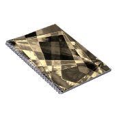 Carnet Rectangle incliné et frisé superposé (Côté Droit)