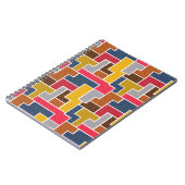 Carnet rectangles colorés (Côté gauche)