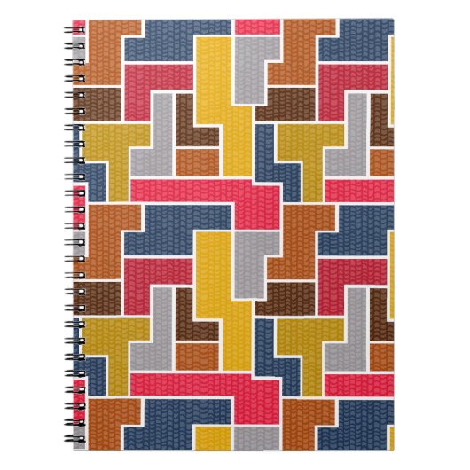 Carnet rectangles colorés (Devant)