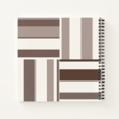 Carnet Rectangles de blocs de couleurs géométriques - Bro (Dos)