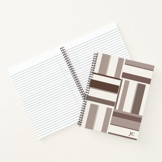 Carnet Rectangles de blocs de couleurs géométriques - Bro (Intérieur)