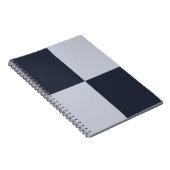 Carnet Rectangles marine et gris (Côté Droit)