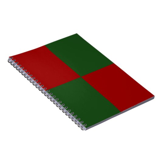 Carnet Rectangles rouge et vert (Côté Droit)