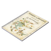 Carnet Recueil de Recettes de Douceurs (Côté gauche)