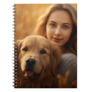 Carnet Récupérateur doré mignon moderne Meilleur chien ma