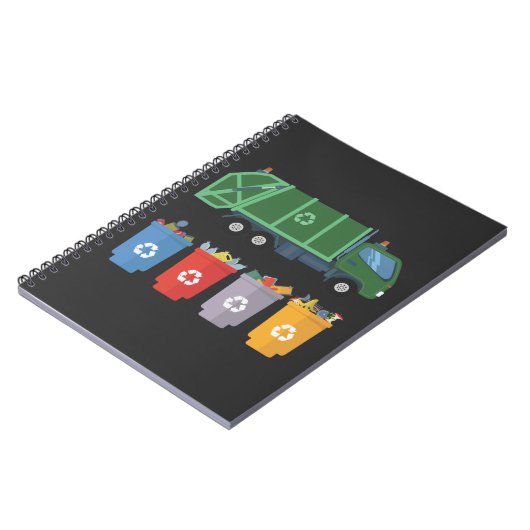 Carnet Recyclage des ordures pour camions à ordures pour  (Côté gauche)