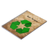 Carnet Recycler - Papier grumplé (Côté gauche)