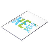 Carnet Recycler Réutiliser Repenser Pour La Journée De La (Côté gauche)