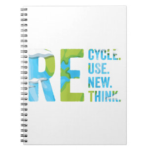 Carnet Recycler Réutiliser Repenser Pour La Journée De La