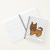 Carnet Red Australian Terrier mignon chien de dessin (Intérieur)