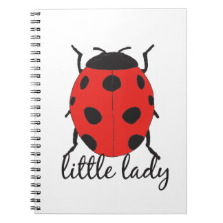 Carnet Red & Black Baby Ladybug mignon Red Ladybug Insect