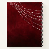 Carnet Red Burgundy Glimmer (Dos)
