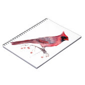 Carnet Red Cardinal Bird (Côté gauche)