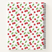 Carnet Red Cherries Coquette Retro Recette (Dos)