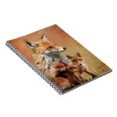 Carnet Red Fox Momma et Cubs (Côté Droit)