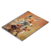 Carnet Red Fox Momma et Cubs (Côté gauche)