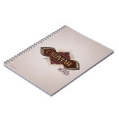 Carnet Red & Gold Art Deco Obliviate Spell (Côté gauche)