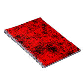 Carnet Red Grunge (Côté Droit)