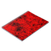 Carnet Red Grunge (Côté gauche)