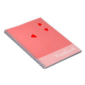 Carnet Red Hearts (Côté Droit)