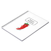 Carnet Red Hot Pepper Diva (Côté gauche)