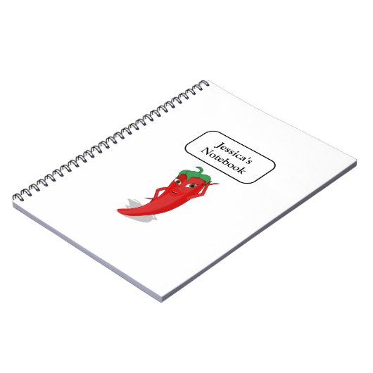 Carnet Red Hot Pepper Diva (Côté gauche)