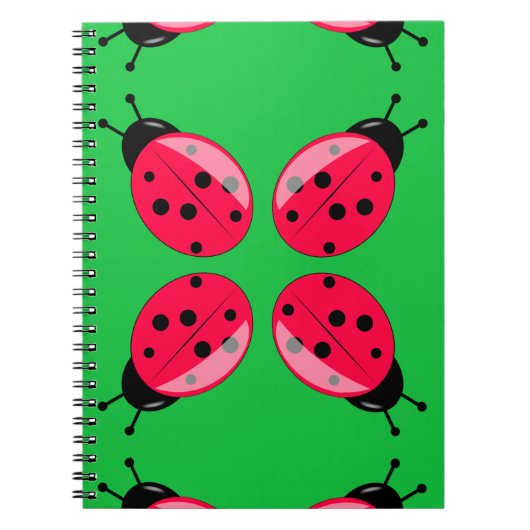 Carnet Red Ladybugs (Devant)