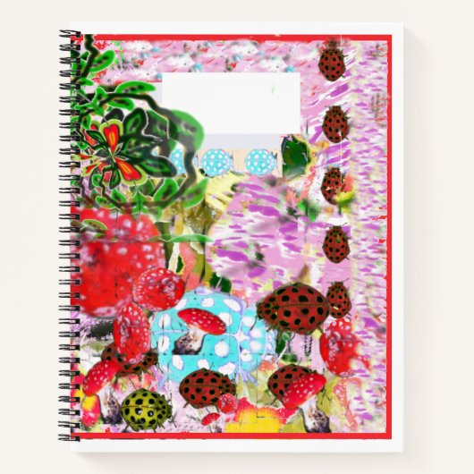 Carnet Red Ladybugs ABC Letters Tracer (Devant)