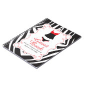 Carnet Red Lingerie Party  (Côté gauche)