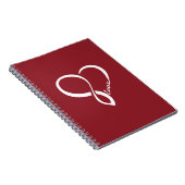 Carnet Red Love Heart (Côté Droit)