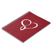 Carnet Red Love Heart (Côté gauche)