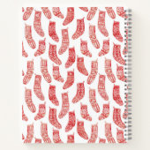 Carnet Red Nordic Bas Custom Christmas Recette (Dos)