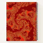 Carnet Red Orange Swirl (Dos)