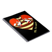 Carnet Red Panda Coeur d'amour (Côté Droit)