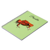 Carnet Red Poison Dart Frog (Côté gauche)