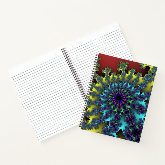 Carnet Red Rainbow Burst (Intérieur)