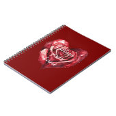 Carnet Red Rose Heart (Côté gauche)