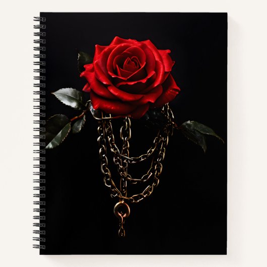 Carnet Red Rose in Chains (Devant)