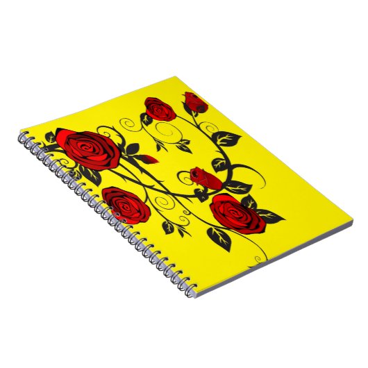 Carnet  Red roses (Côté Droit)
