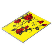 Carnet  Red roses (Côté gauche)