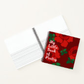 Carnet Red Roses Custom Title Spiral Bound (Intérieur)