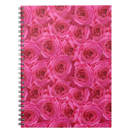 Carnet Red roses, flowers, red, love (Devant)