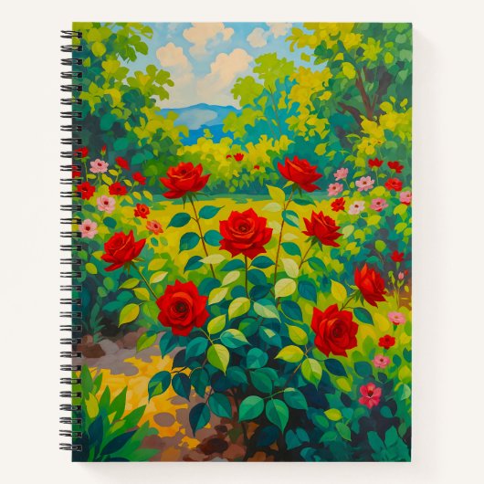 Carnet Red Roses Notebook (Devant)