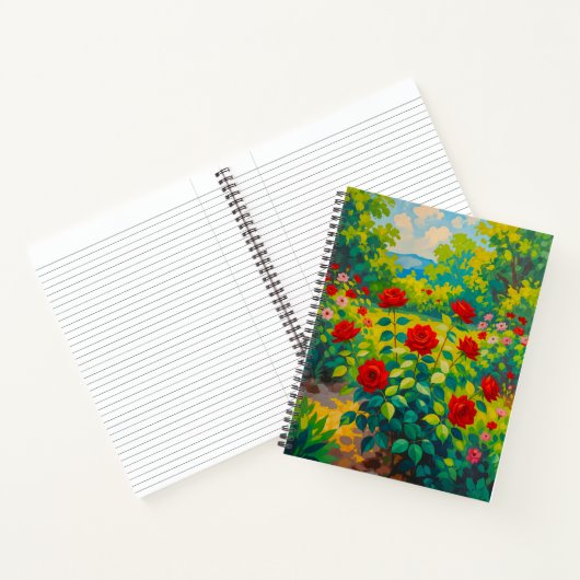 Carnet Red Roses Notebook (Intérieur)