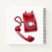 Carnet Red Rotary Phone (Dos)