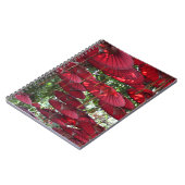 Carnet Red Umbrellas in the Sky - Asian Spiral Notebook (Côté gauche)