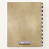 Carnet Redhaw Hawthorn sur vieux papier (Dos)