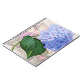 Carnet Redoute Pink Hydrangea (Côté gauche)