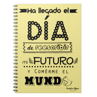 Carnet reescribir mon futur personalizable