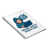 Carnet Réfléchir avant de cliquer - Sensibilisation à la (Côté Droit)